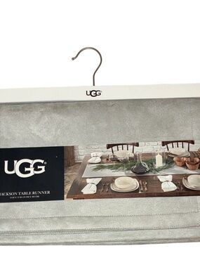 NWT UGG Jackson Gray Table Runner
